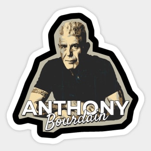 Bourdain Retro Street Sticker